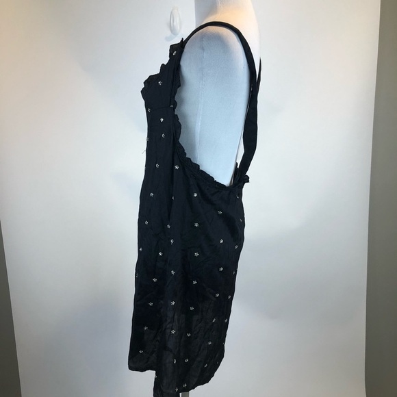 Free People Black Criss Cross Sleeveless Tunic - Picture 4 of 6